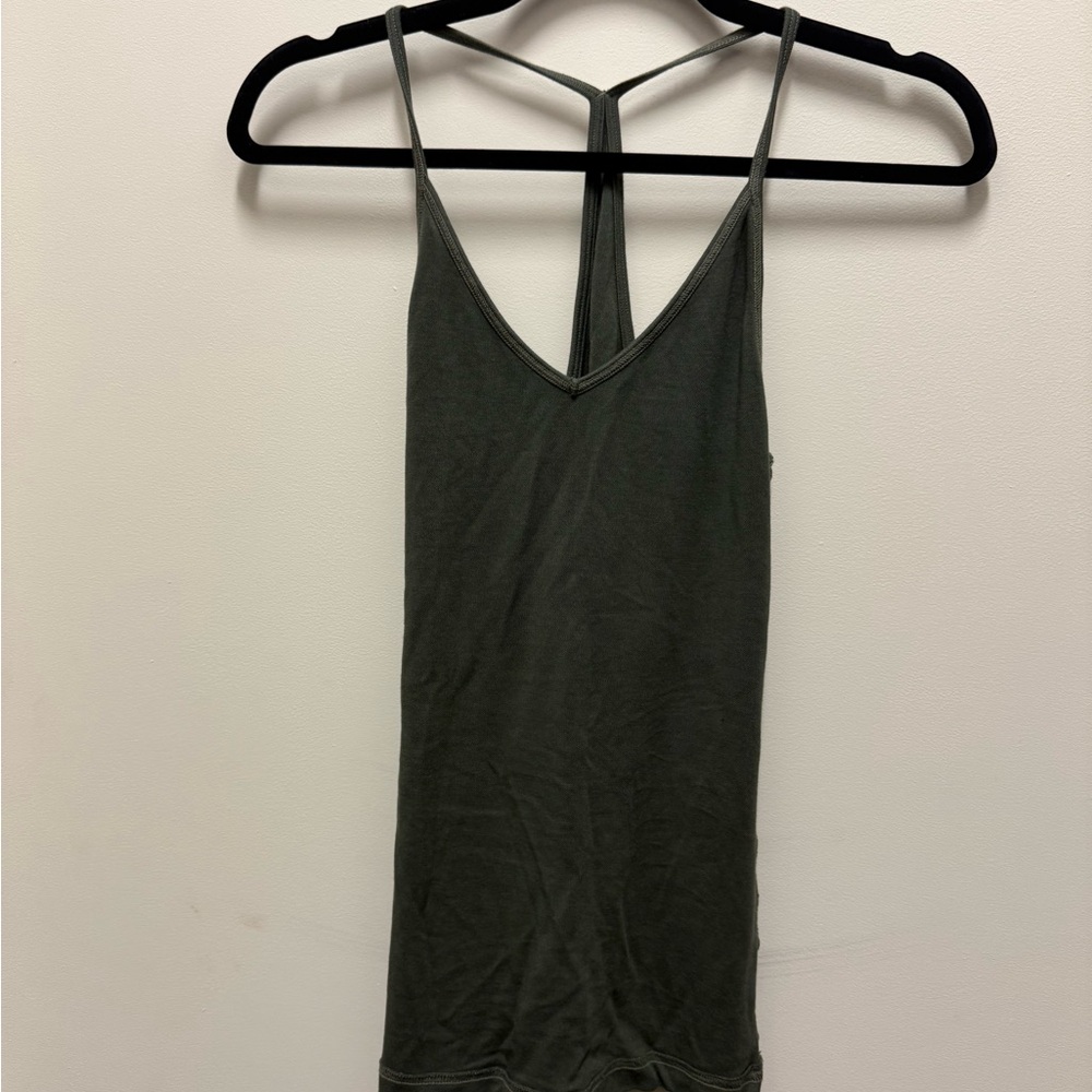 Hard Tail Dark Olive Tank Top